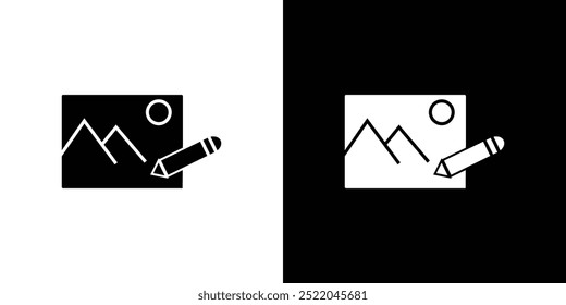 edit image icon - Copy simple vector symbol