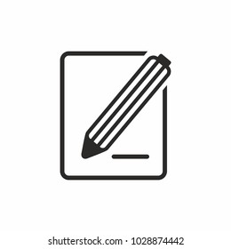 Edit interface symbol Icon. Vector