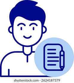 Diseño de ícono de Vector de línea Editar