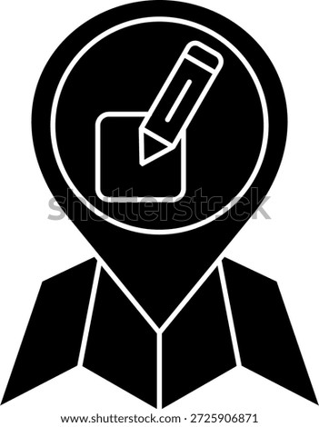 Edit Line vector Icon Design