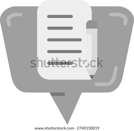 Edit Line vector Icon Design