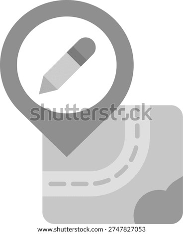 Edit Line vector Icon Design