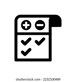Edit list icon (vector illustration)