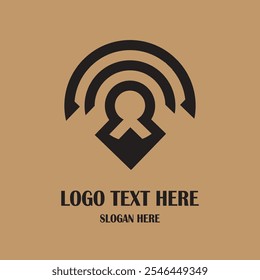 Edit a logo modern for a name your company