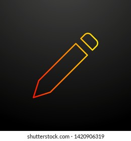Edit nolan icon. Elements of image set. Simple icon for websites, web design, mobile app, info graphics