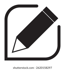 edit pen icon, create modify pen sign button, Pencil icon, sign up icon - editing text file document icons