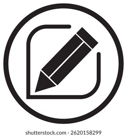 edit pen icon, create modify pen sign button, Pencil icon, sign up icon - editing text file document icons