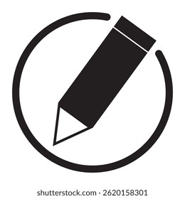 edit pen icon, create modify pen sign button, Pencil icon, sign up icon - editing text file document icons