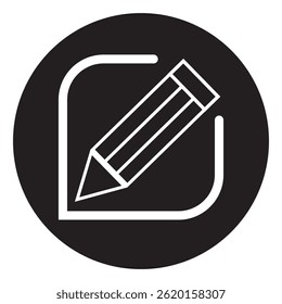 edit pen icon, create modify pen sign button, Pencil icon, sign up icon - editing text file document icons