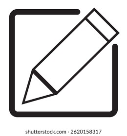 edit pen icon, create modify pen sign button, Pencil icon, sign up icon - editing text file document icons
