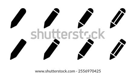 edit pen icon, create modify pen sign button, Pencil icon, sign up icon. editing text file document icons