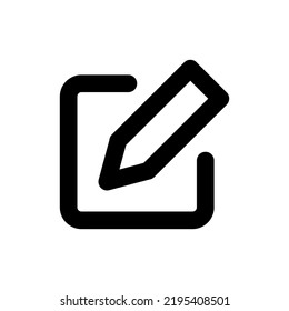 edit pen icon design vector illustration high quality black style