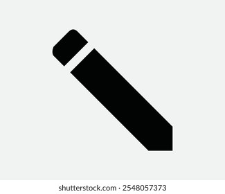 Bearbeiten Bleistift Editor Stift Bearbeiten Werkzeug Silhouette Ausschnitt Briefpapier Büroeinrichtung Schreibe Zeichnung Zeichen Symbol Form Umriss Schwarz Weiß Vektor