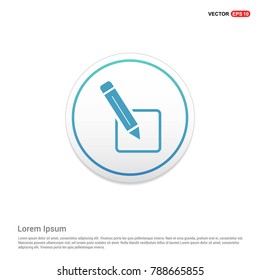 Edit, pencil icon Background icon template