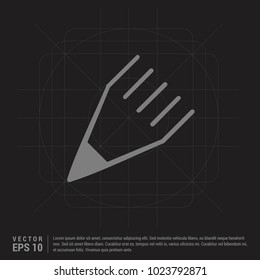 Edit, pencil icon - Black Creative Background