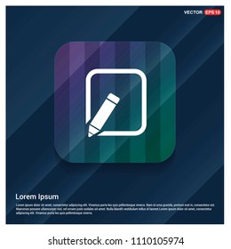 Edit, pencil icon - Free vector icon