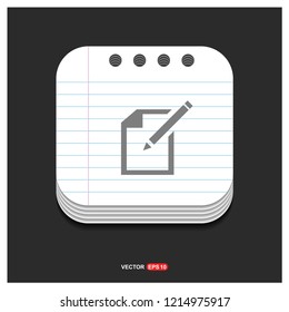 Edit, pencil icon - Free vector icon