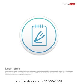 Edit, pencil icon Hexa White Background icon template