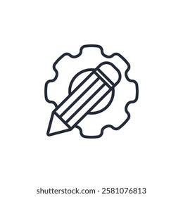 Edit or Pencil icon symbol vector sign isolated on white background illustration for graphic and web design