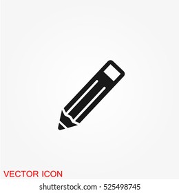 Edit pencil icon vector