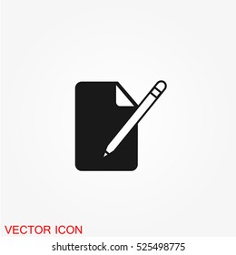 Edit pencil icon vector
