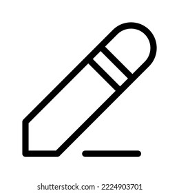Editar Icono de lápiz Ilustración de diseño de símbolo del vector