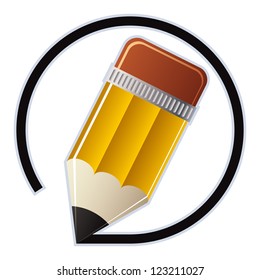 Edit pencil vector icon.