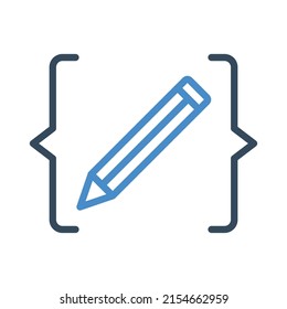Edit pencil Vector icon which is suitable for commercial work and easily modify or edit it

