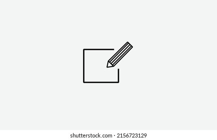 Vektorlogo-Design des Stifts bearbeiten