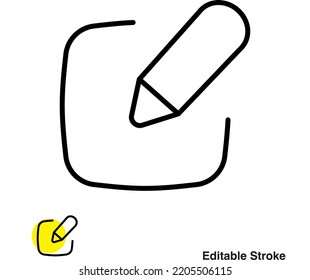 Edit Pencil Vector Outline Icon