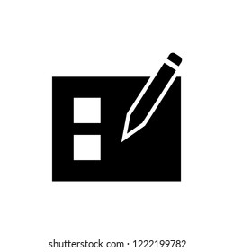 Edit picture vector icon