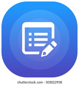 Edit Purple - blue circular UI/UX App Icon / Logo Design