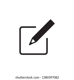 edit, sign up, pencil icon vector