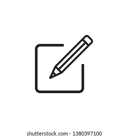 Edit, Sign Up, Pencil Icon Vector