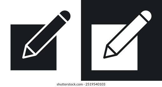Edit text icon icons in black and white filled style