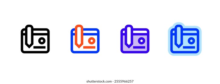 Edit Text Icon. linear style sign for mobile concept and web design. Outline vector icon. Symbol, logo illustration. Vector