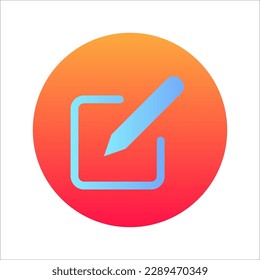 Bearbeiten Sie das Textsymbol, das Bleistift-Symbol für Ihr Website-Design-Symbol, App, Benutzeroberfläche. Vektorgrafik auf weißem Hintergrund
