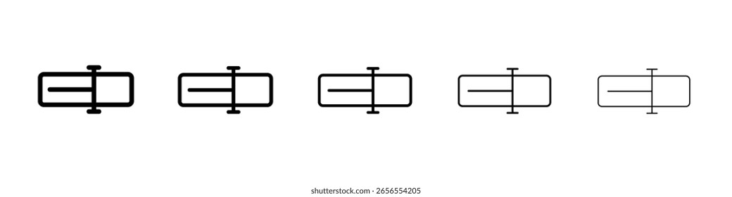 Icono de texto de Editar Ilustración simple Logo Art