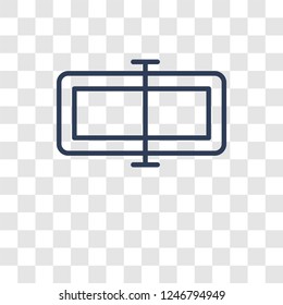 Edit text icon. Trendy Edit text logo concept on transparent background from web hosting collection
