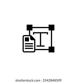 Edit text line icon. linear style sign for mobile concept and web design. Outline vector icon.