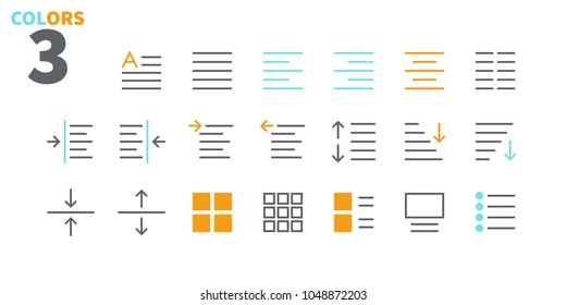 Edit text Pixel Perfect Well-crafted Vector Thin Line Icons 48x48 Ready for 24x24 Grid for Web Graphics and Apps. Simple Minimal Pictogram Part 1-4