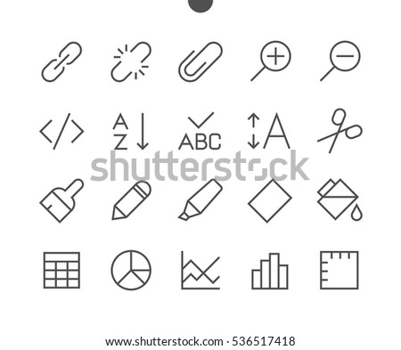 Edit text Pixel Perfect Well-crafted Vector Thin Line Icons 48x48 Ready for 24x24 Grid for Web Graphics and Apps with Editable Stroke. Simple Minimal Pictogram Part 4-4