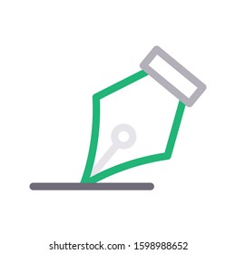 edit vector color line icon 