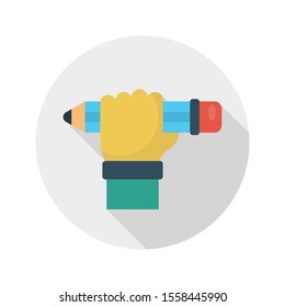edit vector flat colour icon 