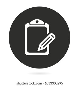 Edit vector icon. Illustration isolated for graphic and web design.