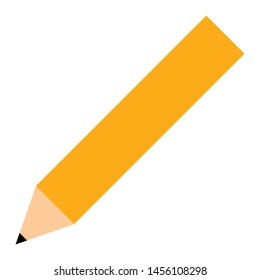 Edit vector icon. Pencil,write symbol. Flat vector sign isolated on white background. Simple vector illustration for graphic and web design.