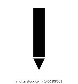 Edit vector icon. Pencil,write symbol. Flat vector sign isolated on white background. Simple vector illustration for graphic and web design.