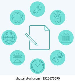 Edit vector icon sign symbol