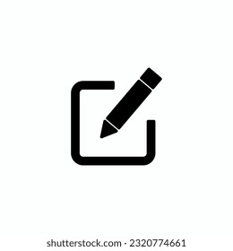 Edit Vector Icon. Edit icon vector for web, computer and mobile app.