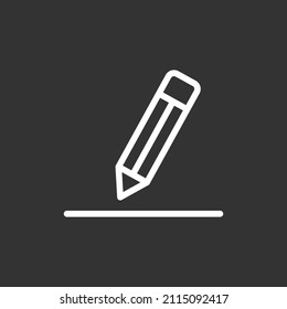 Edit Vector Line Inverted Icon Design